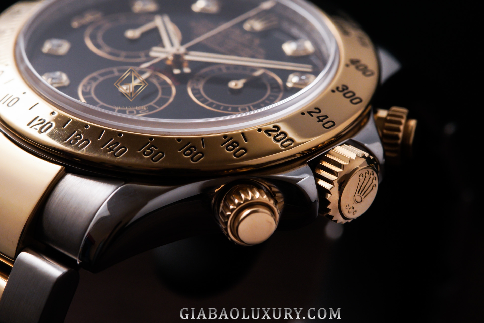 Đồng hồ Rolex Cosmograph Daytona 116523 Mặt số Đen