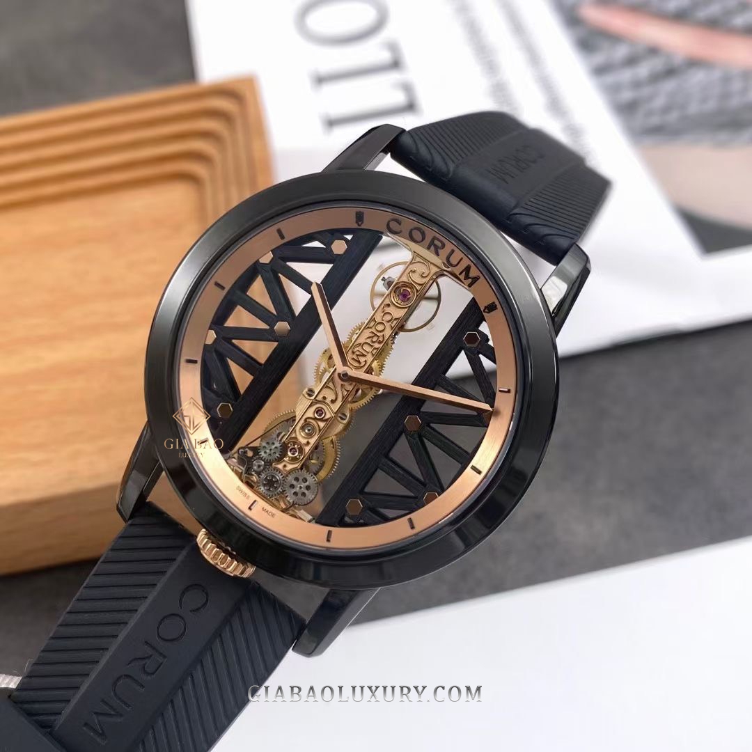 Đồng Hồ Corum Golden Bridge 43 Titanium DLC 113.955.95/F371 GG19R