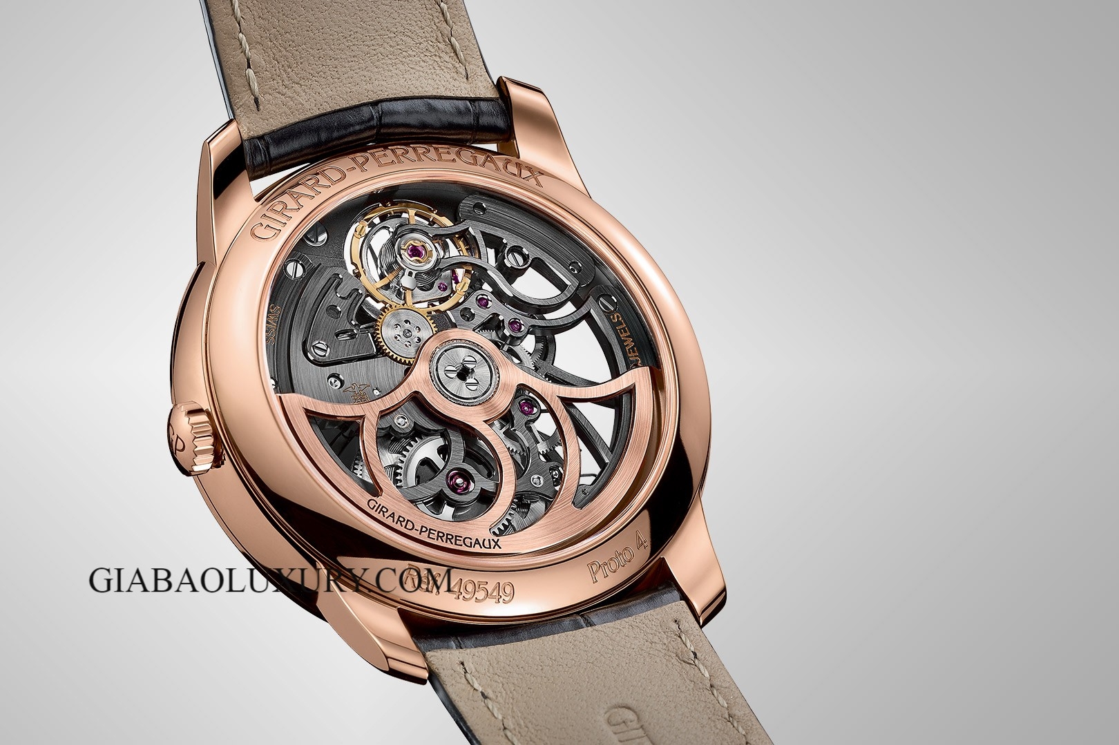 Đồng hồ Girard Perregaux 1966 Skeleton 49549-52-001-BB60