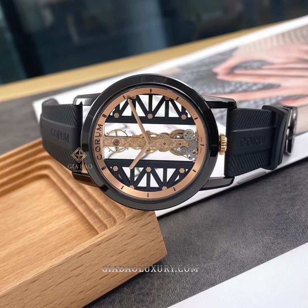 Đồng Hồ Corum Golden Bridge 43 Titanium DLC 113.955.95/F371 GG19R