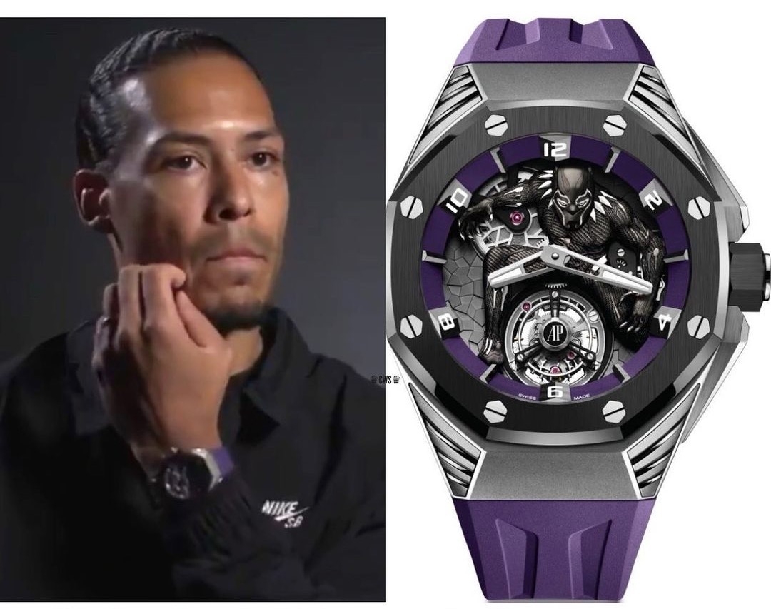 Virgil Van Dijk đeo trên tay chiếc đồng hồ Audemars Piguet 