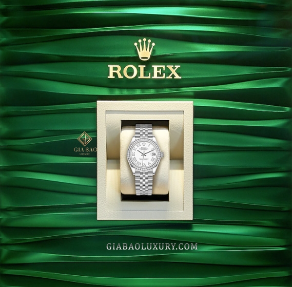 Đồng Hồ Rolex Datejust 31 278384RBR Mặt Số Trắng Cọc Số La Mã