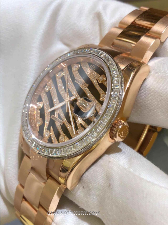Đồng Hồ Rolex Datejust 36 116285BBR Mặt Số Đính Kim Cương