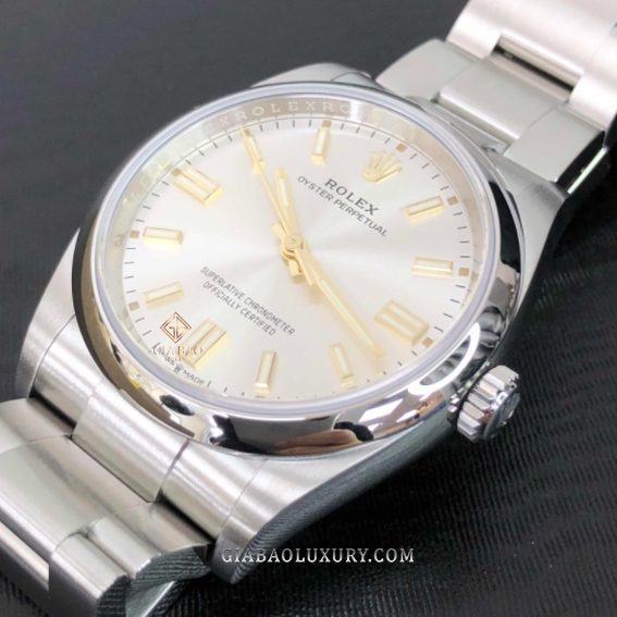 Đồng Hồ Rolex Oyster Perpetual 36 126000 Mặt Số Bạc