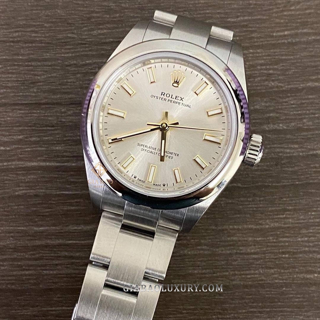 Đồng Hồ Rolex Oyster Perpetual 276200 Mặt Số Bạc