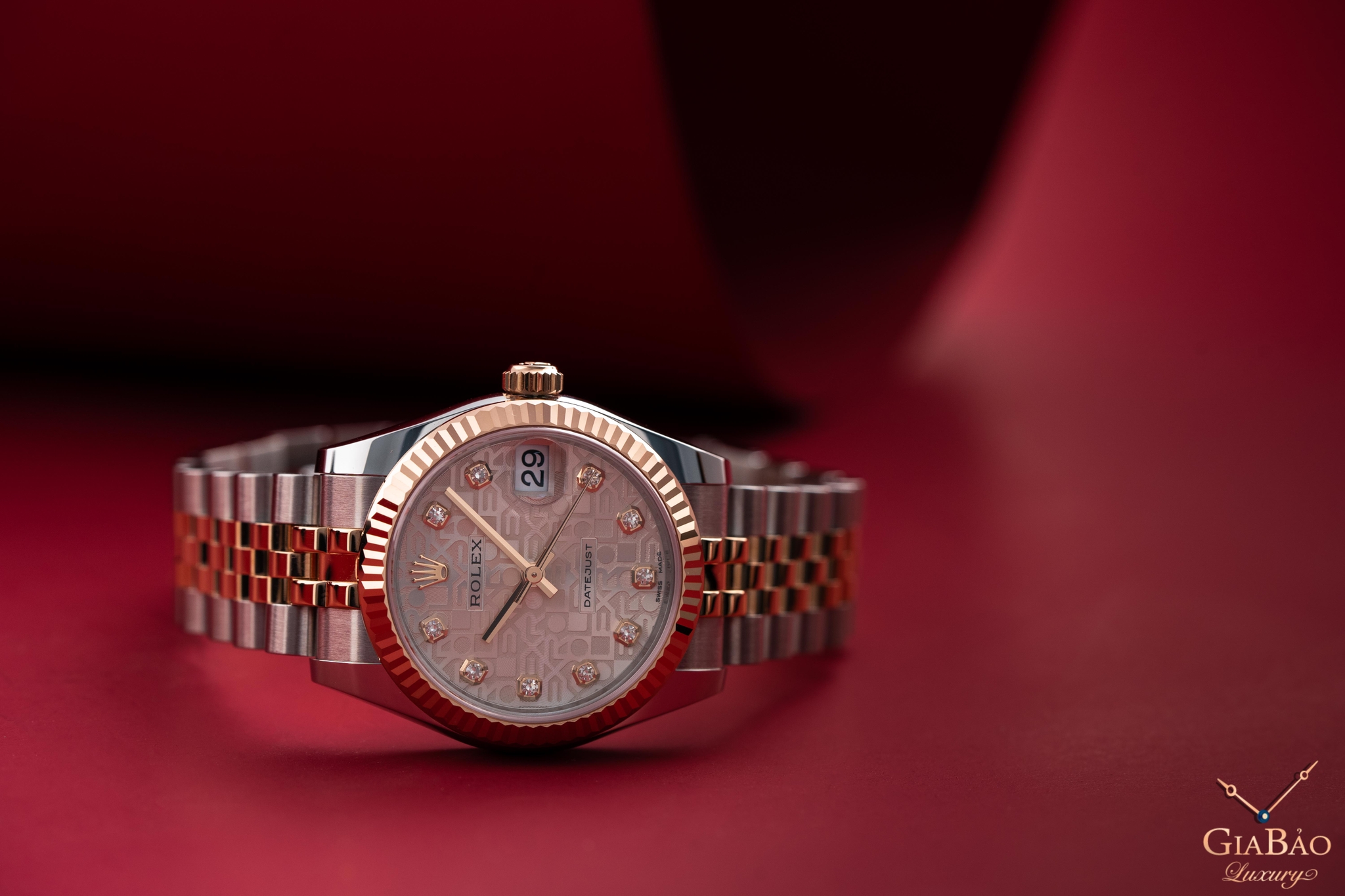 Đồng hồ Rolex Lady-Datejust 178271 Mặt Số Vi Tính Trắng