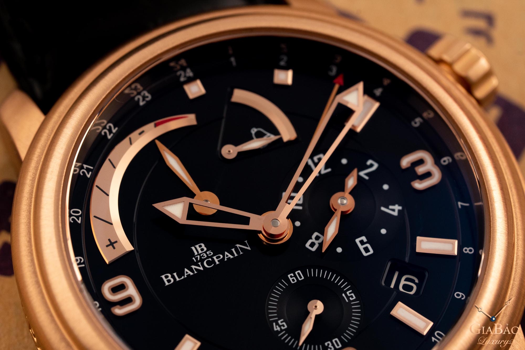 Đồng Hồ Blancpain Léman Réveil GMT 2841-36B30-64B