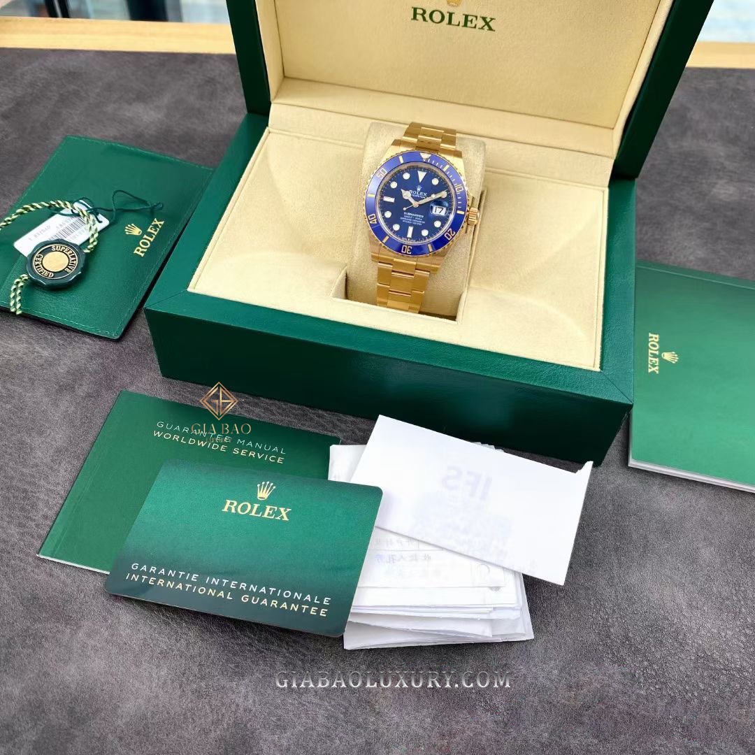 Đồng Hồ Rolex Submariner 126618LB Mặt Số Xanh Dương