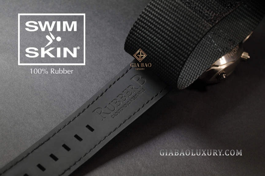 Dây cao su Rubber B dành cho đồng hồ Rolex Sky-Dweller dây da vỏ YG WG RG Combat Strap 22mm - CUFF Series