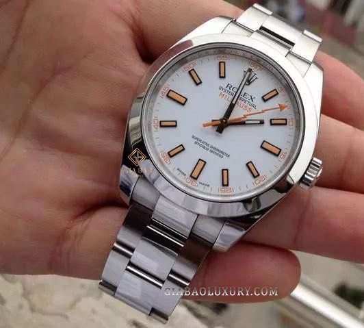 Đồng Hồ Rolex Milgauss 116400GV Mặt Số Trắng