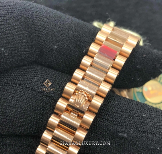 Đồng Hồ Rolex Lady Datejust 279165 Mặt Số Chocolate Cọc Dạ Quang Dây Đeo President