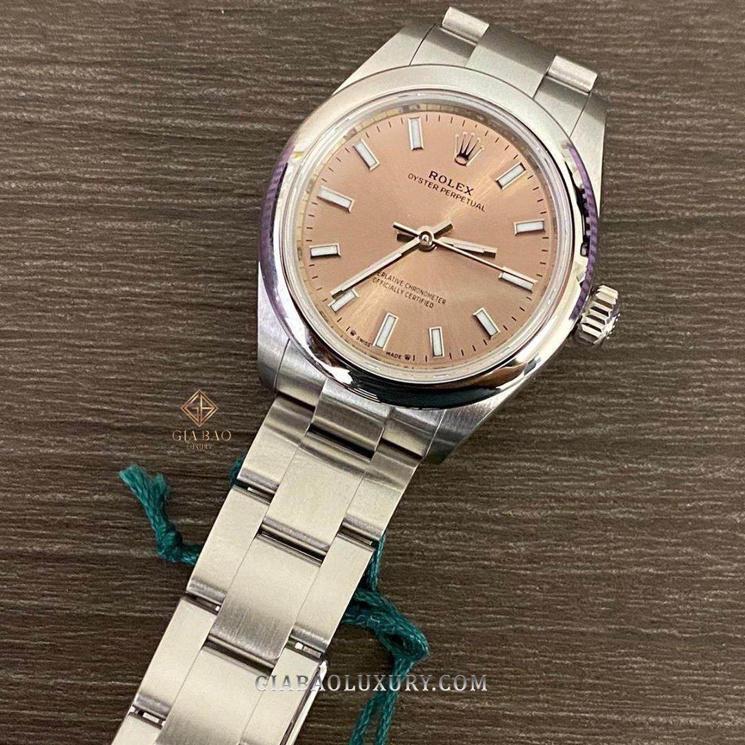 Đồng Hồ Rolex Oyster Perpetual 276200 Mặt Số Hồng Candy