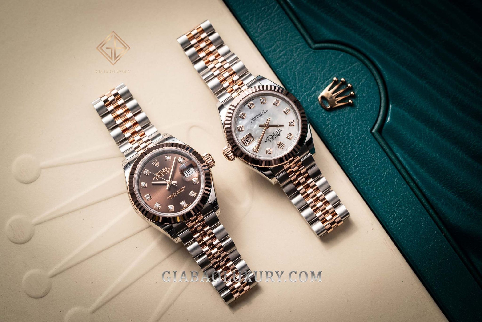 Đồng hồ Rolex Lady Datejust 279171 Mặt Số Chocolate Nạm Kim Cương