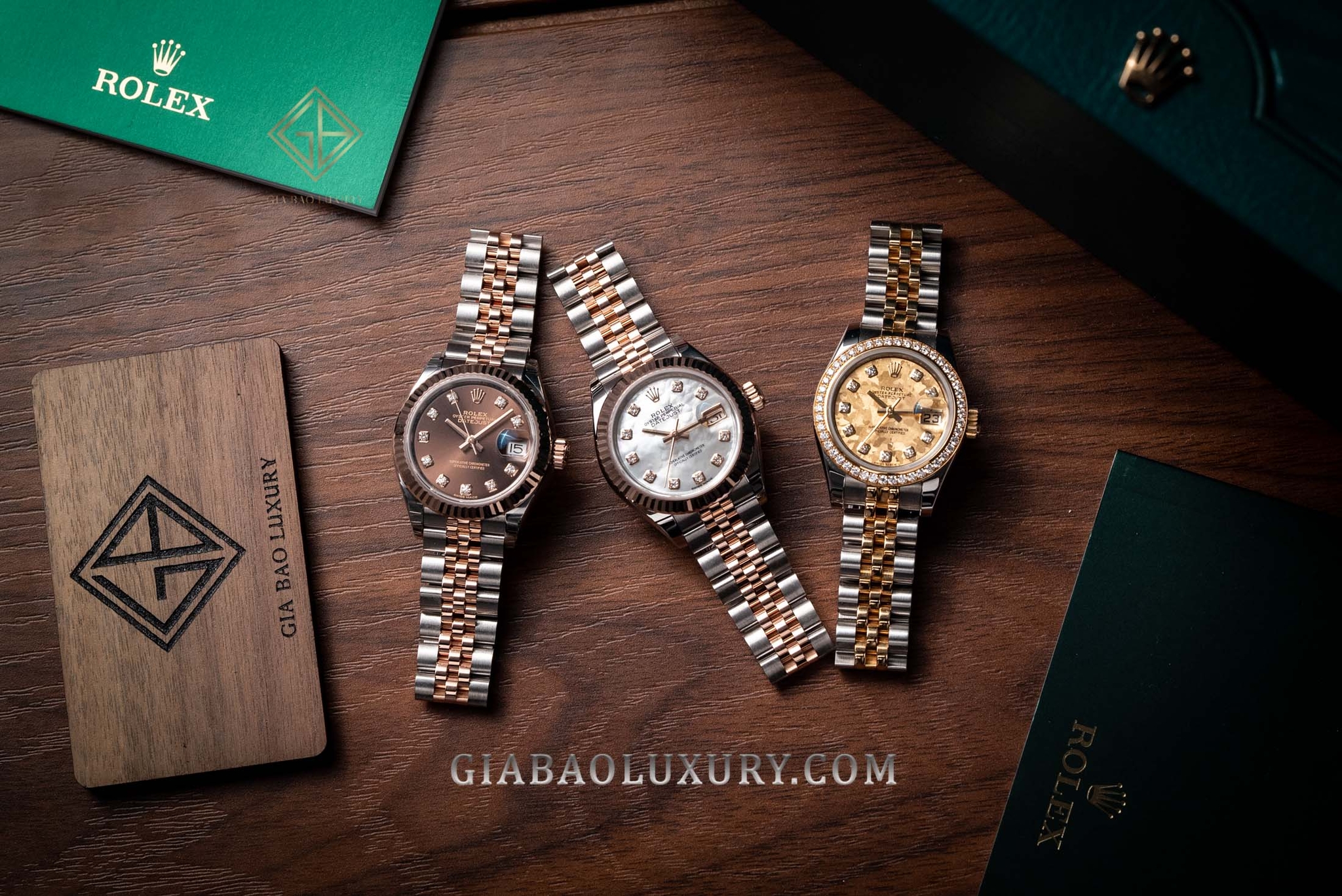 Đồng hồ Rolex Lady Datejust 279171 Mặt Số Chocolate Nạm Kim Cương