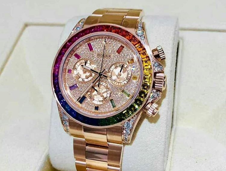 Đồng hồ Rolex Cosmograph Daytona 116595RBOW Pave