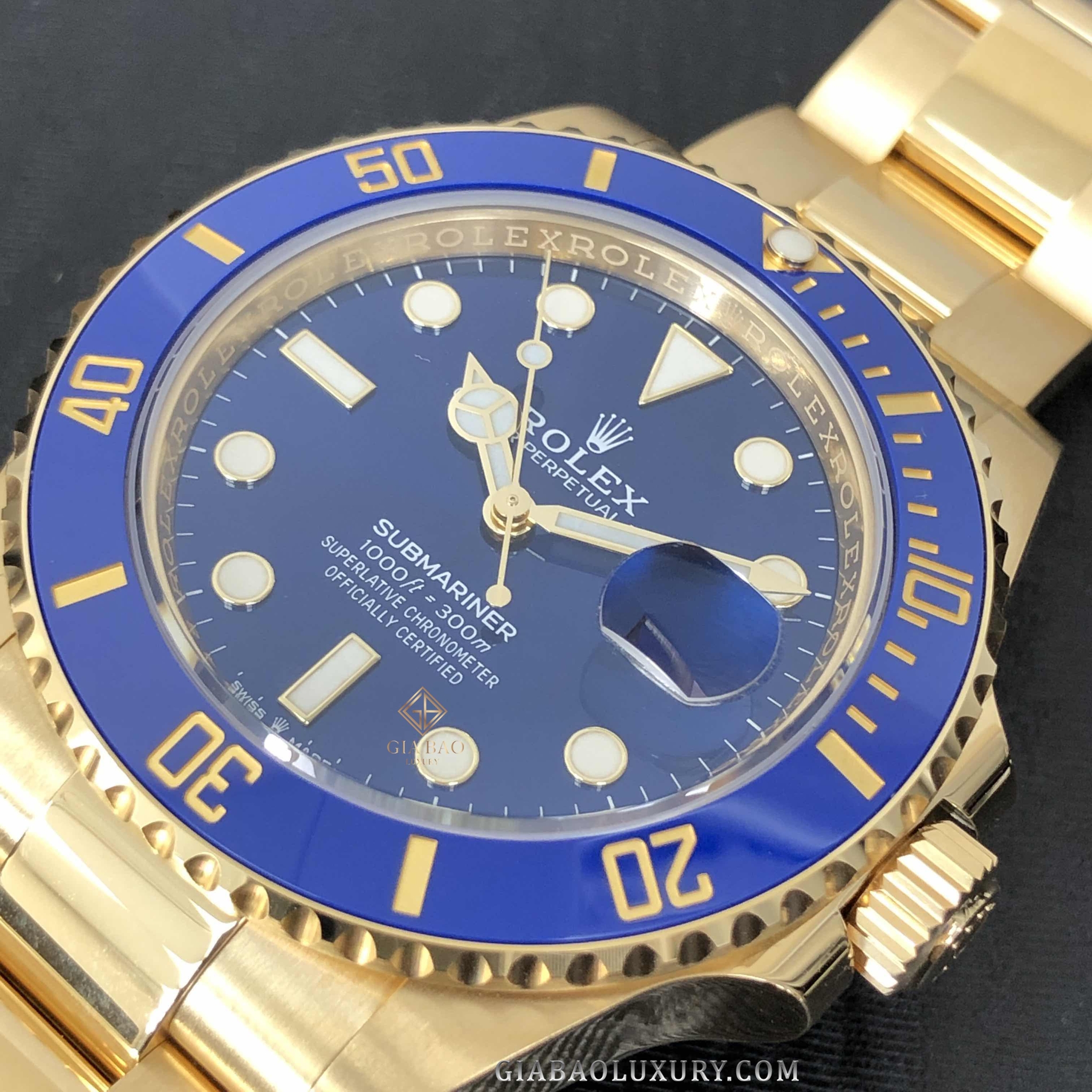 Đồng Hồ Rolex Submariner 126618LB Mặt Số Xanh Dương