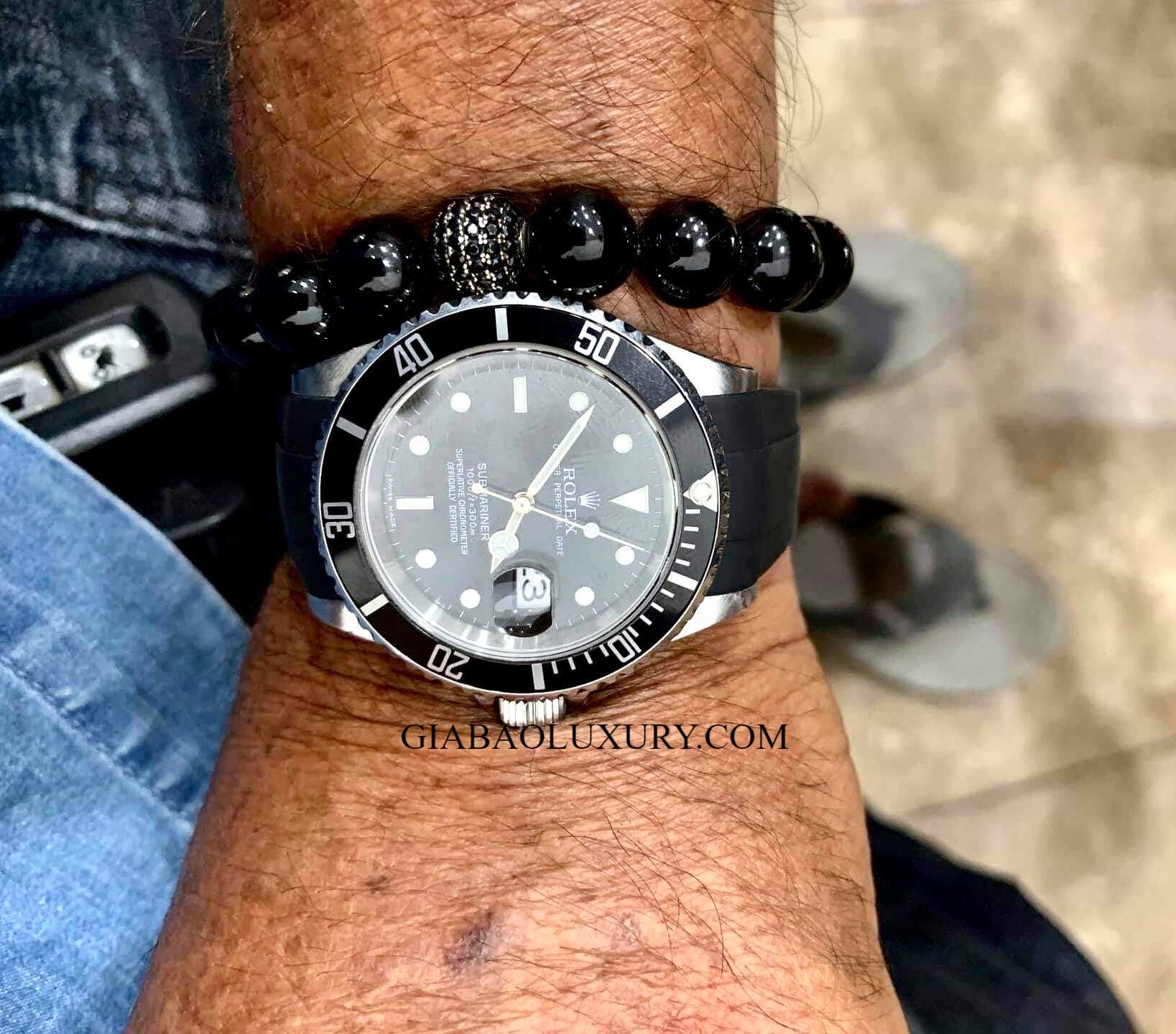 dây cao su cho đồng hồ Rolex