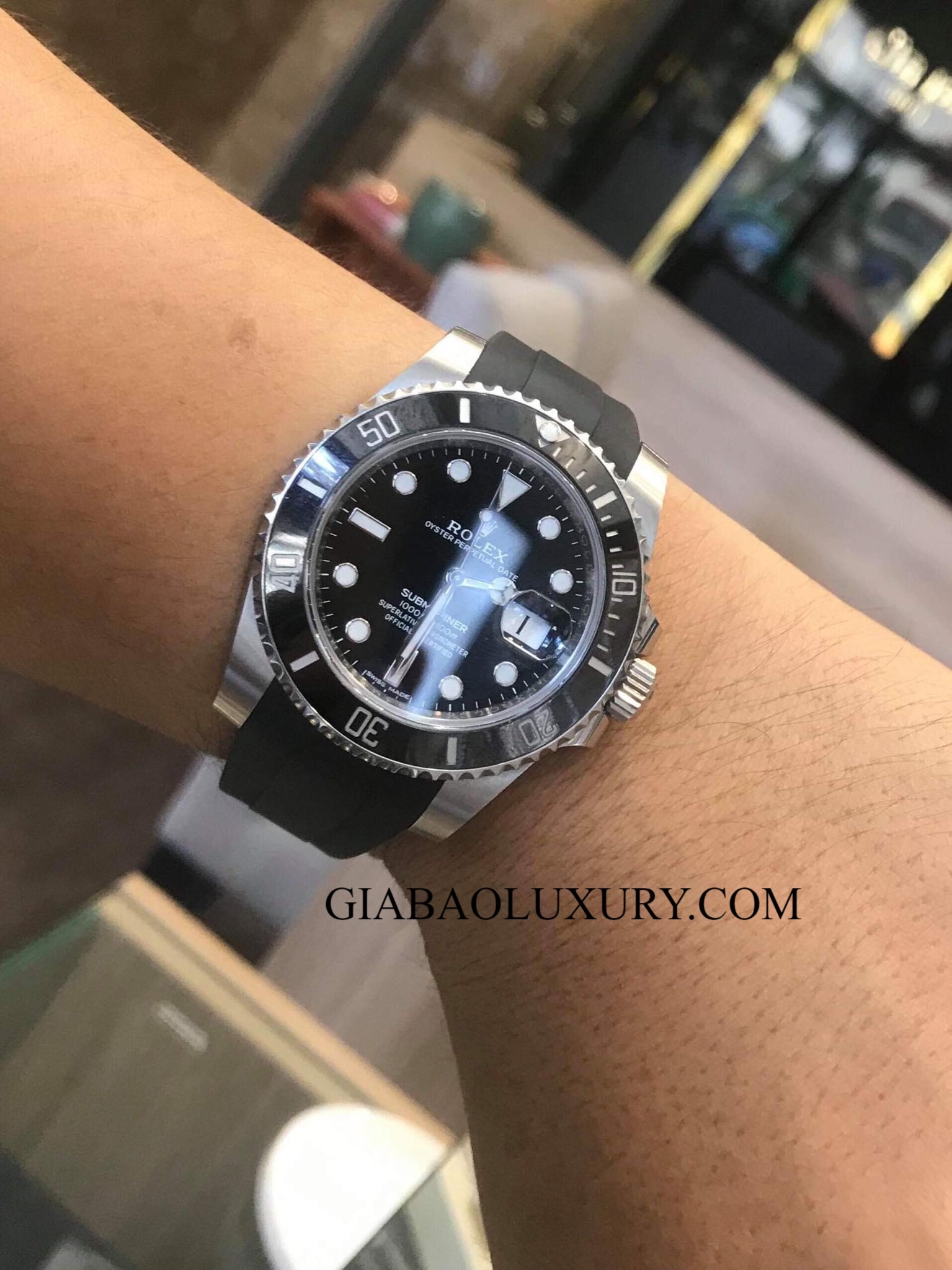 dây cao su cho đồng hồ Rolex