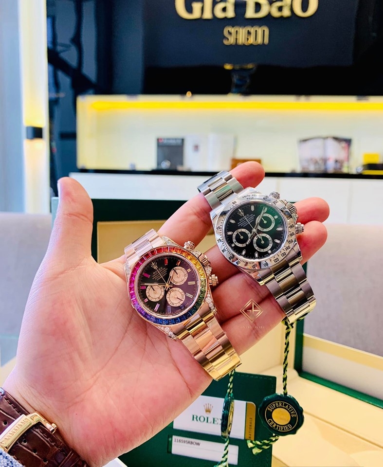 Review Đồng Hồ Rolex Cosmograph Daytona "Rainbow" 116595RBOW