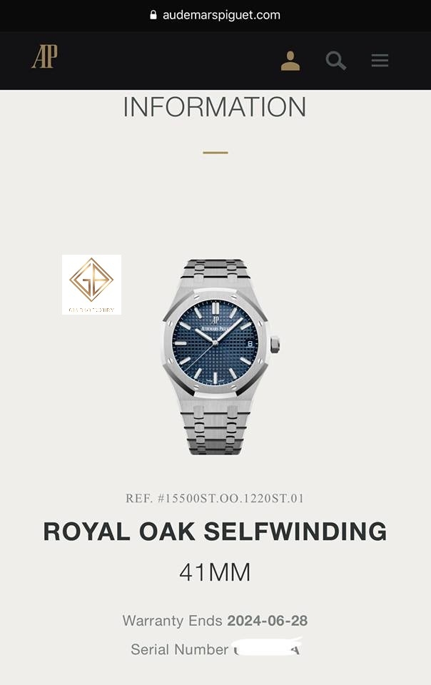Đồng Hồ Audemars Piguet Royal Oak Selfwinding 15500ST.OO.1220ST.01