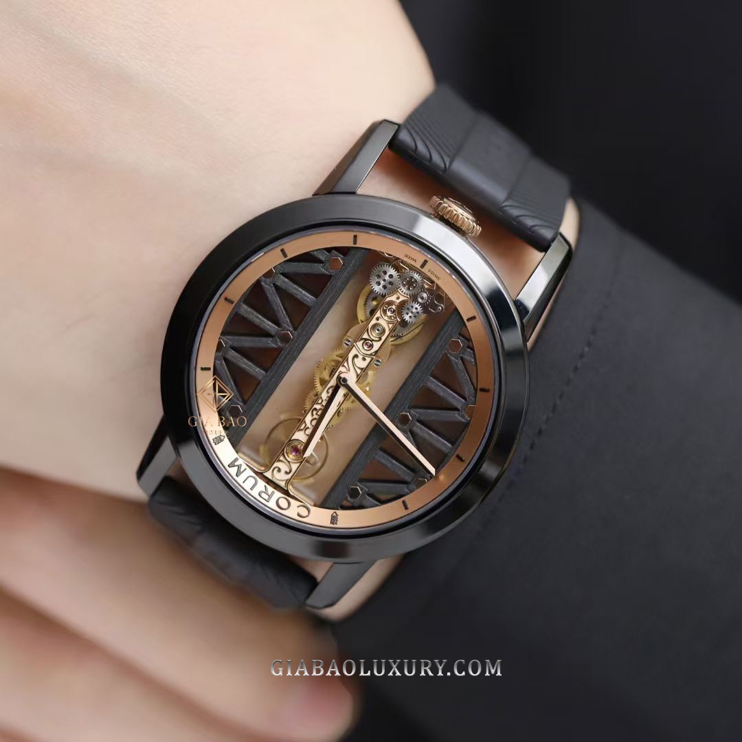 Đồng Hồ Corum Golden Bridge 43 Titanium DLC 113.955.95/F371 GG19R