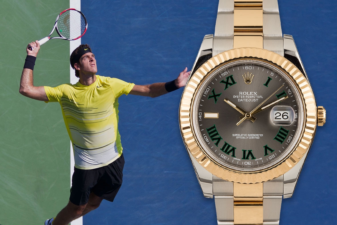 Tay vợt Juan Martín Del Potro - Đồng hồ Rolex Datejust