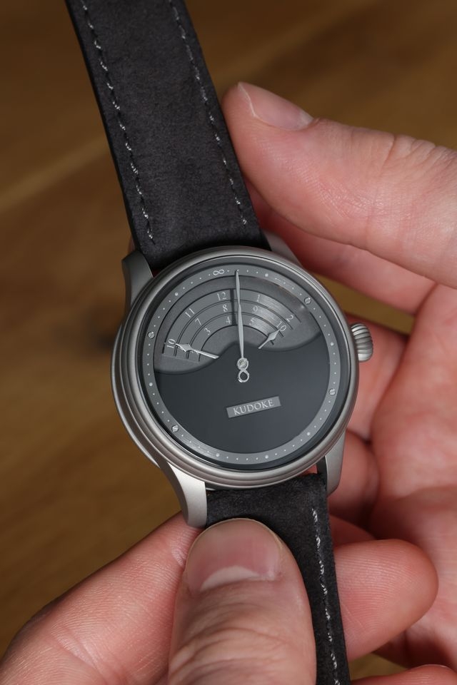 Đồng hồ đeo tay KUDOKE 3, máy lên dây cót tay cơ bản, mặt số Nocturne