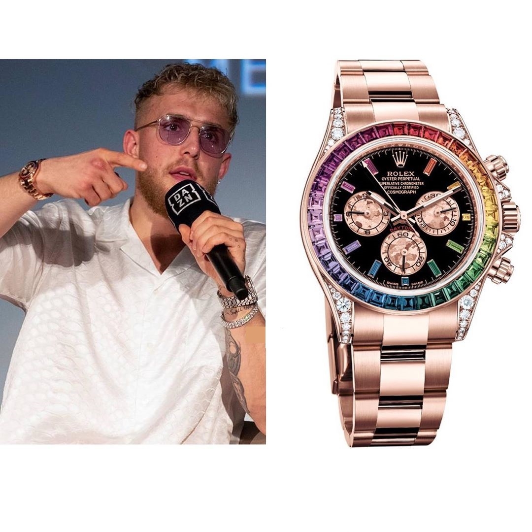 Youtuber Jake Paul - Rolex Cosmograph Daytona 116595RBOW