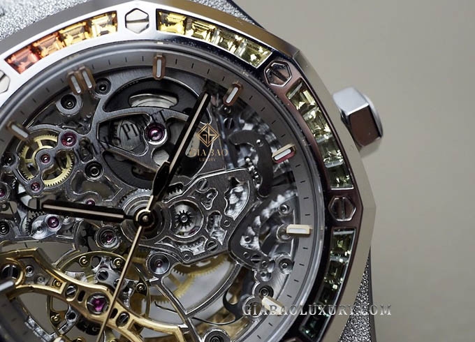 Đồng Hồ Audemars Piguet Royal Oak Skeleton Frosted 15468BC.YG.1259BC.01