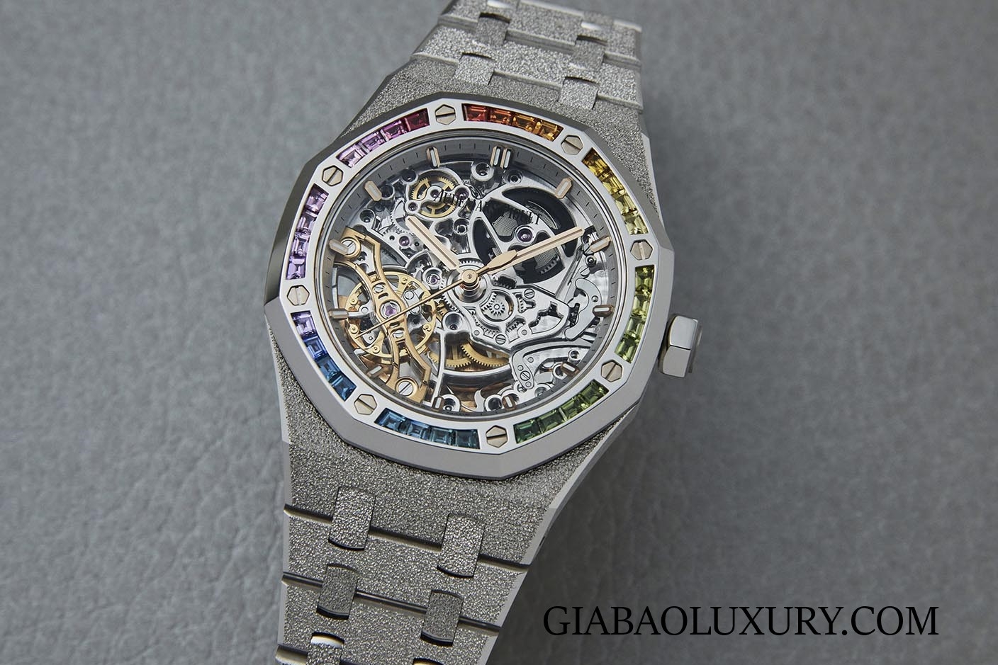 đồng hồ Audemars Piguet Royal Oak Double Balance Wheel Openworked Rainbow