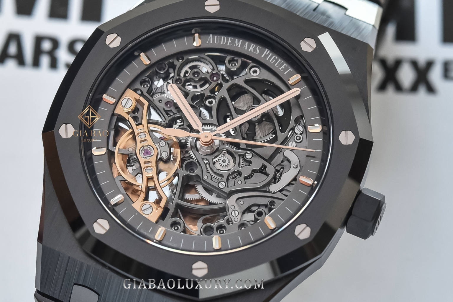 Đồng Hồ Audemars Piguet Royal Oak Double Balance Wheel Openworked 15416CE.OO.1225CE.01