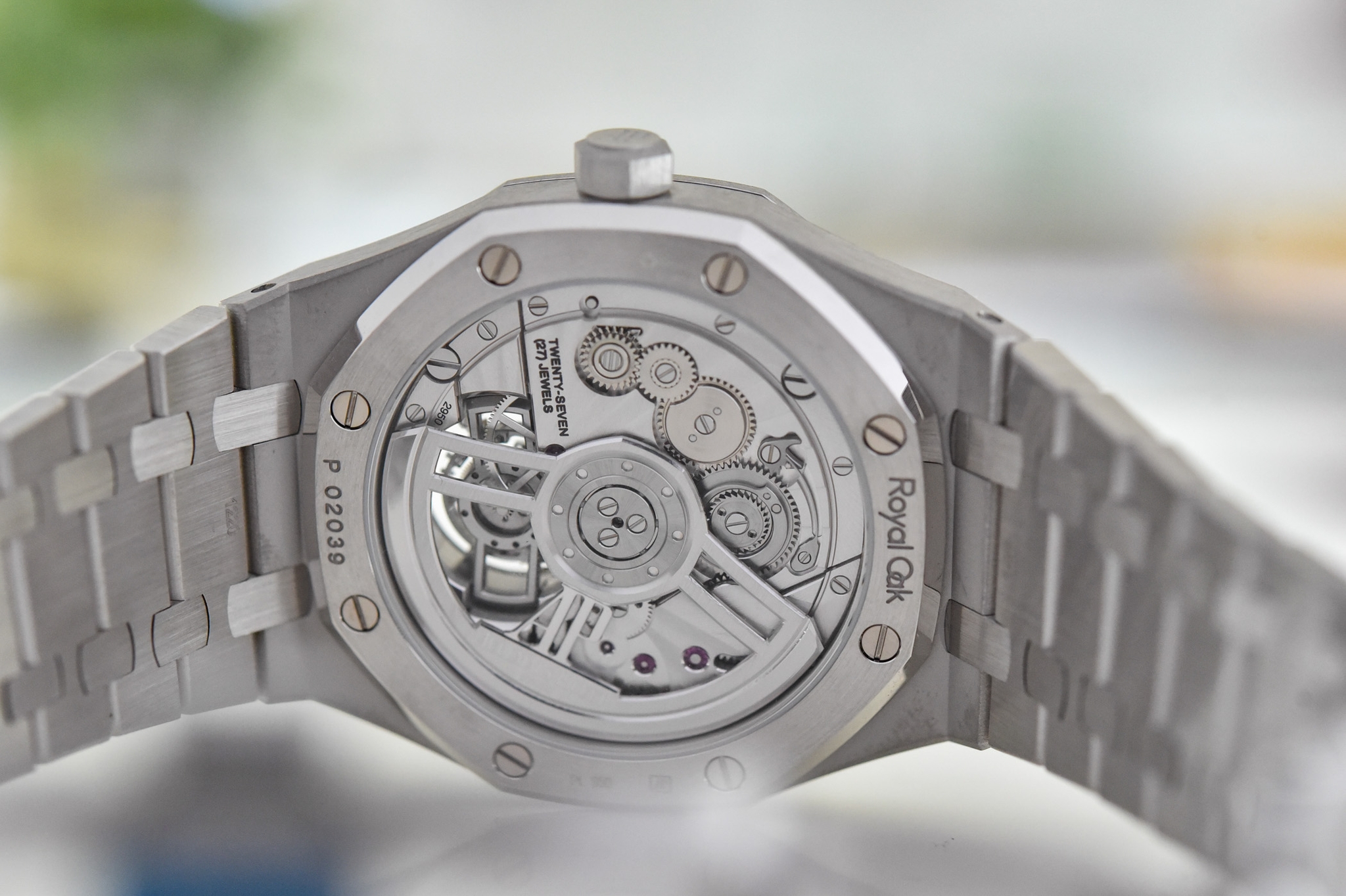 đồng hồ Audemars Piguet Royal Oak Selfwinding Flying Tourbillon Platinum mặt số Light Blue dial (ref. 26530PT.OO.1220PT.01)