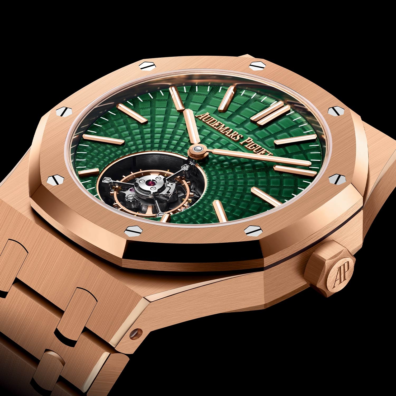 Đồng hồ Audemars Piguet Royal Oak Selfwinding Flying Tourbillon Xanh lá 