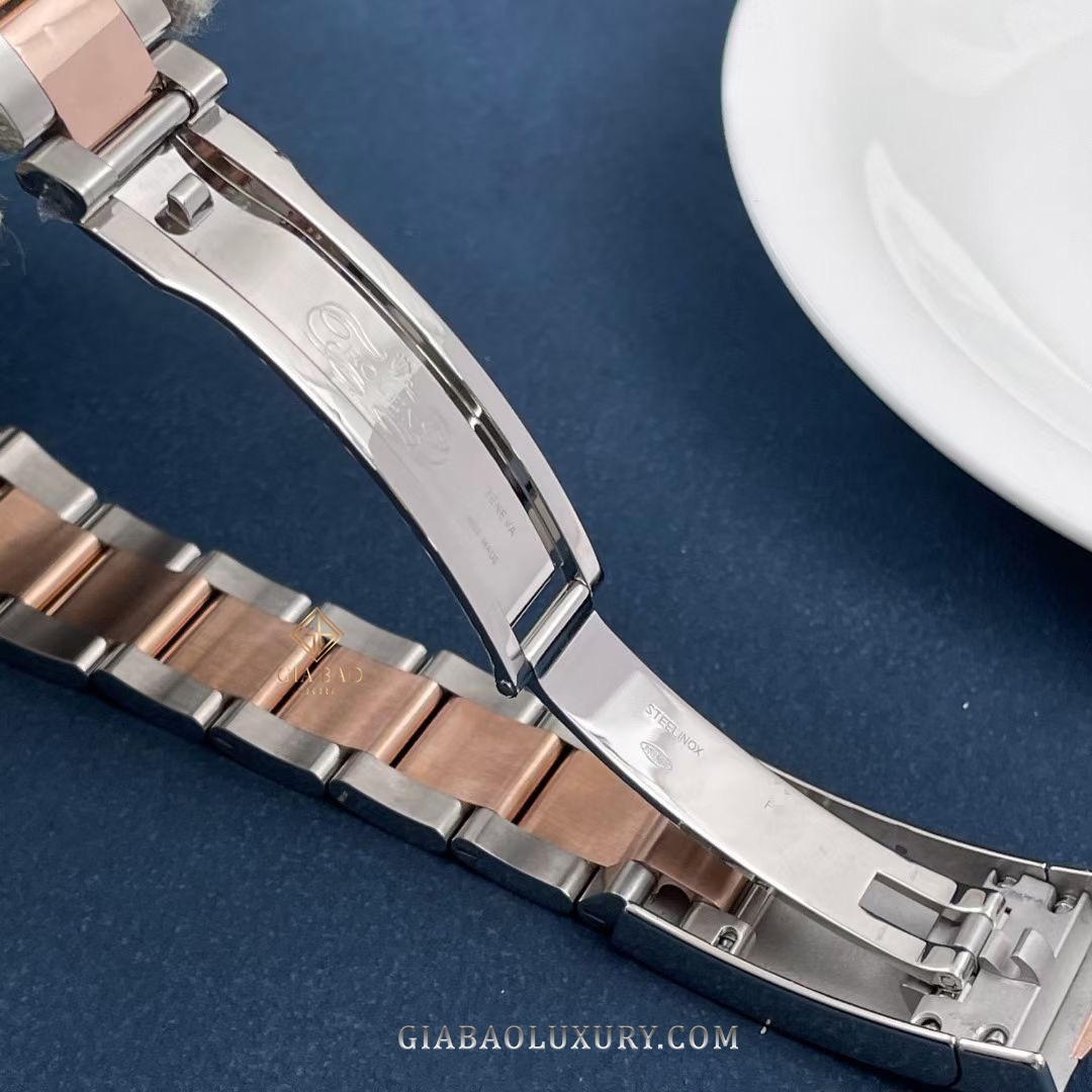 Đồng Hồ Rolex Datejust 36 126281RBR Mặt Số Rhodium Tối Cọc Số La Mã Dây Đeo Oyster