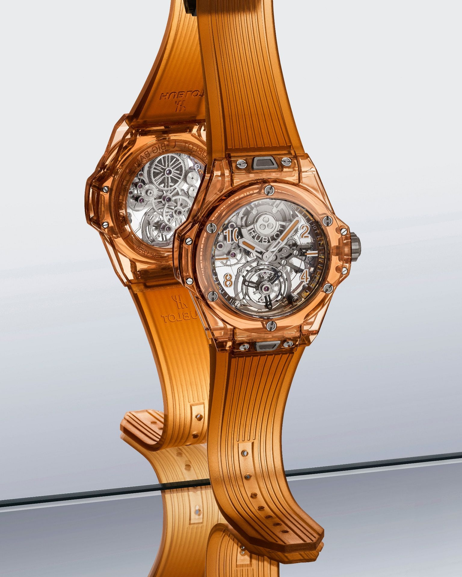 Đồng hồ Hublot Big Bang Tourbillon Orange Sapphire