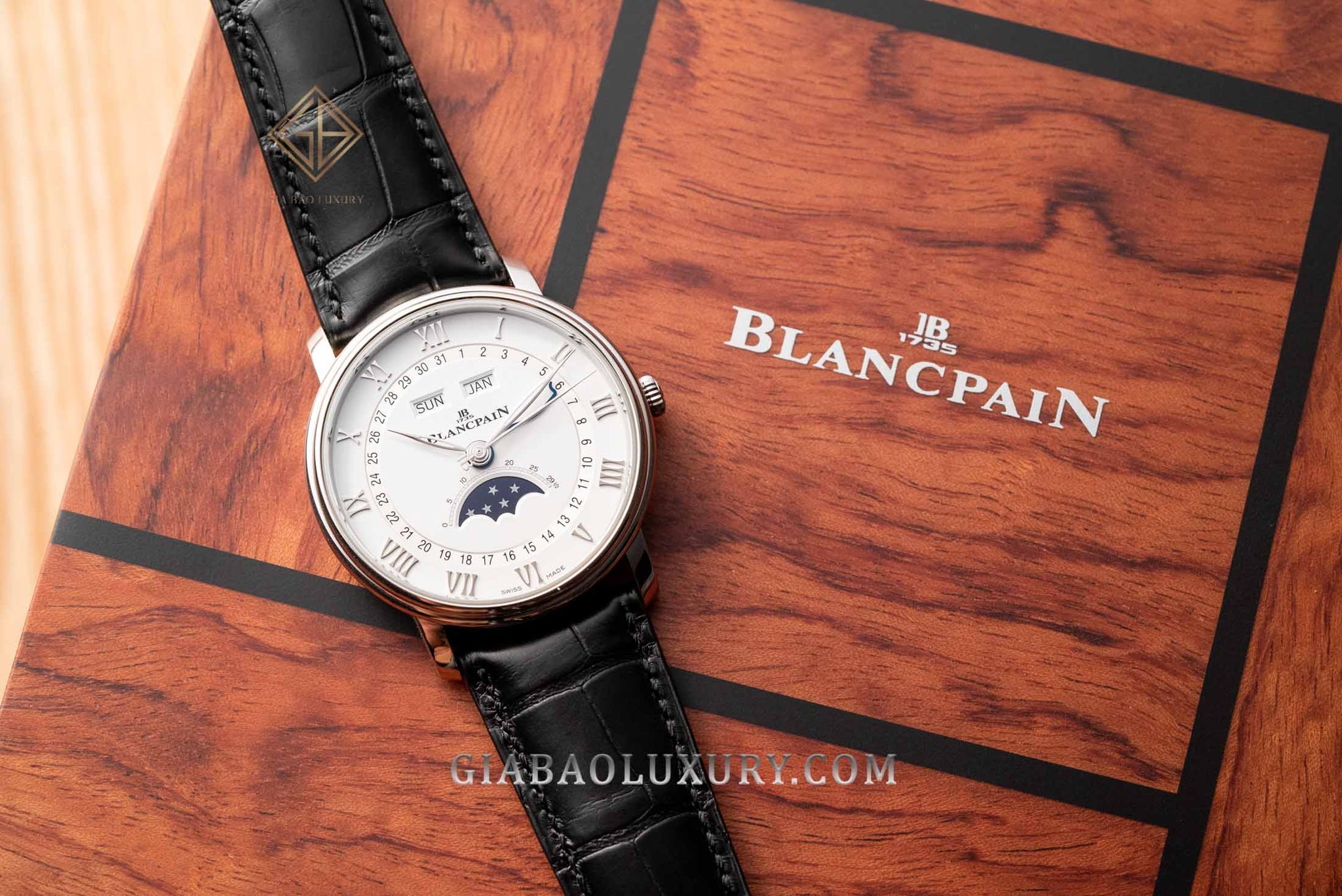 Đồng Hồ Blancpain Villeret Quantième Complet 40mm 6654A-1127-55B