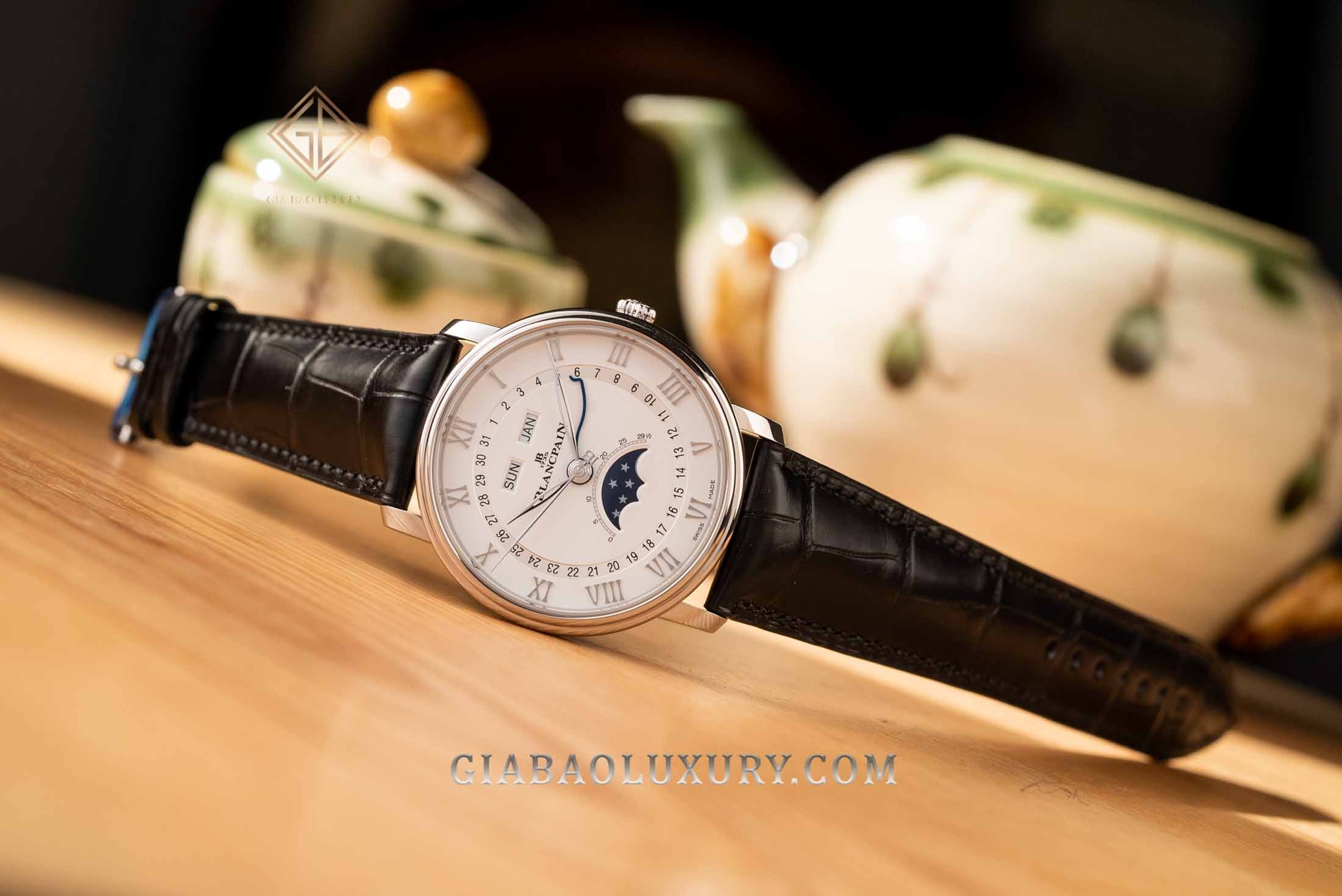 Đồng Hồ Blancpain Villeret Quantième Complet 40mm 6654A-1127-55B