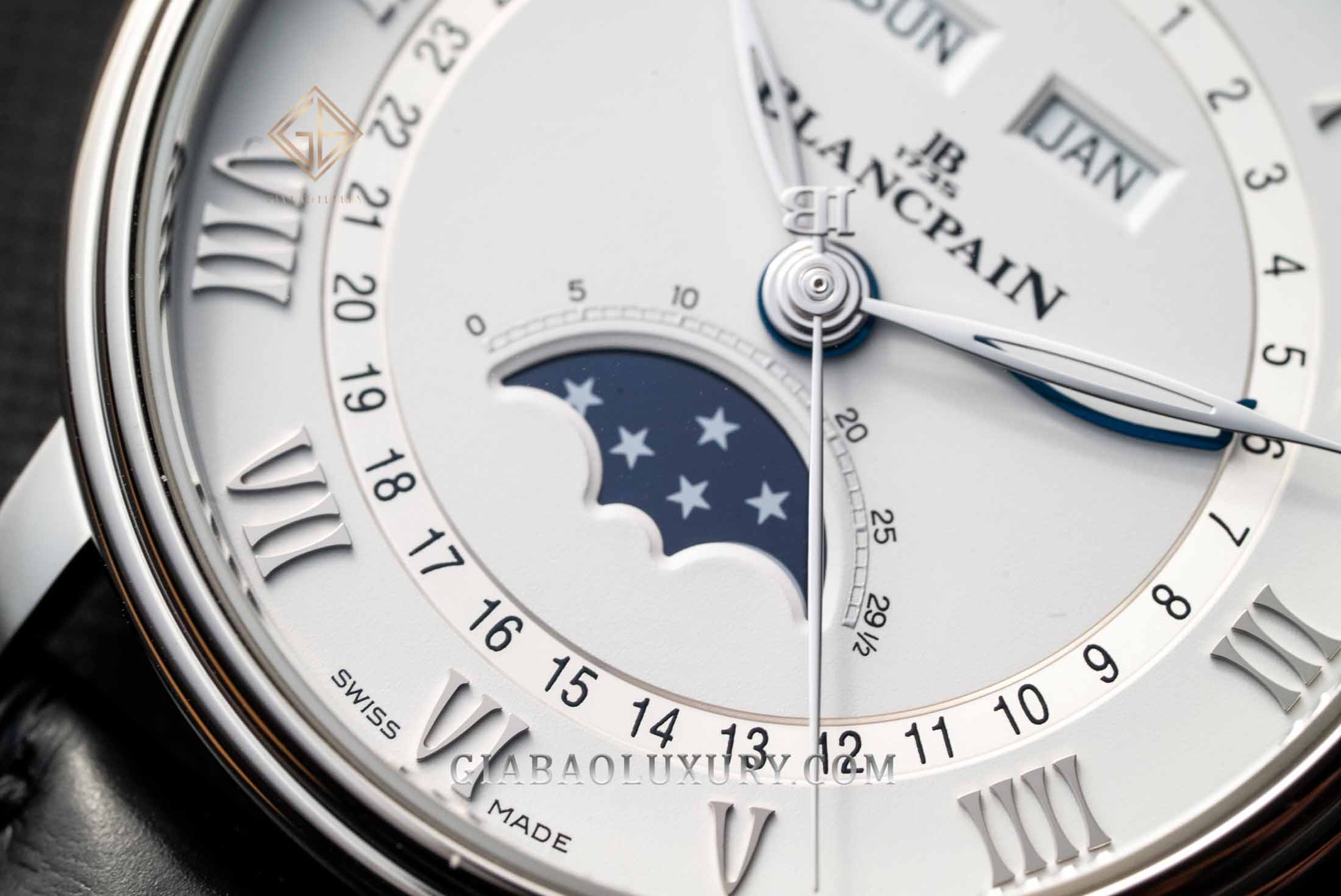 Đồng Hồ Blancpain Villeret Quantième Complet 40mm 6654A-1127-55B