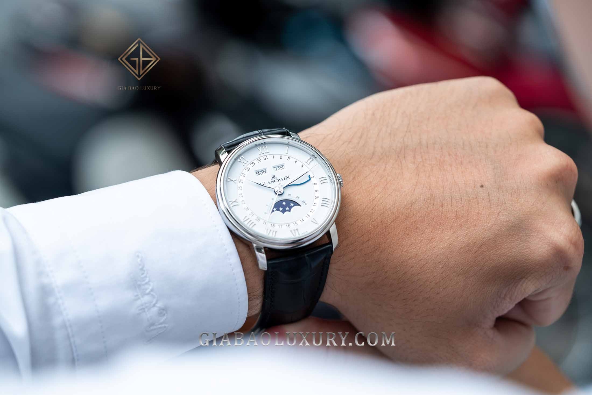 Đồng Hồ Blancpain Villeret Quantième Complet 40mm 6654A-1127-55B