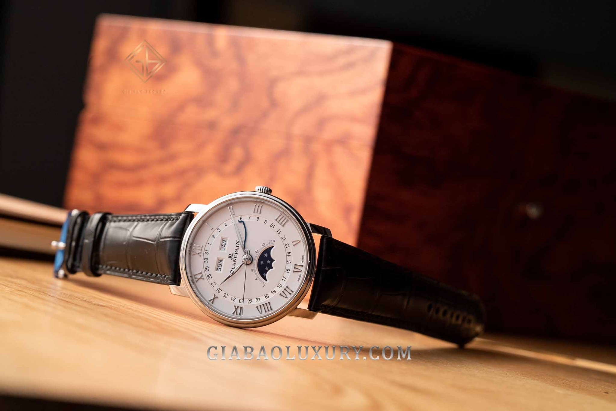 Đồng Hồ Blancpain Villeret Quantième Complet 40mm 6654A-1127-55B