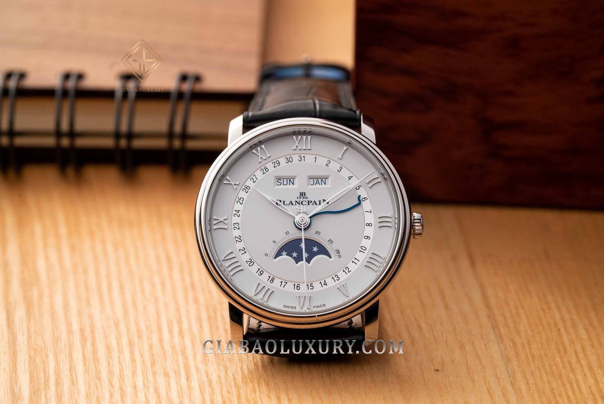 Đồng Hồ Blancpain Villeret Quantième Complet 40mm 6654A-1127-55B