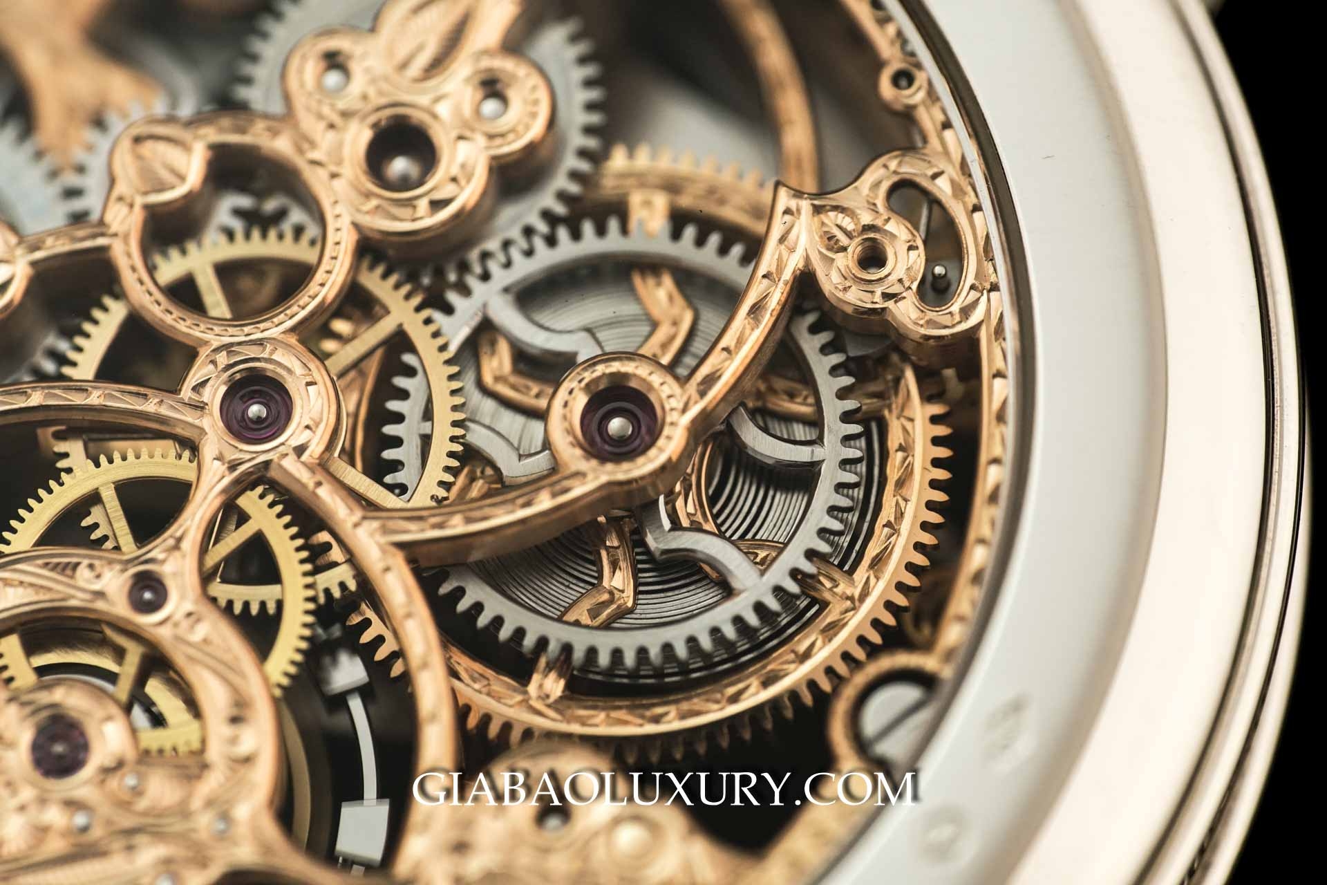 Đồng Hồ Breguet Tourbillon Skeleton 3755PR1E9V6