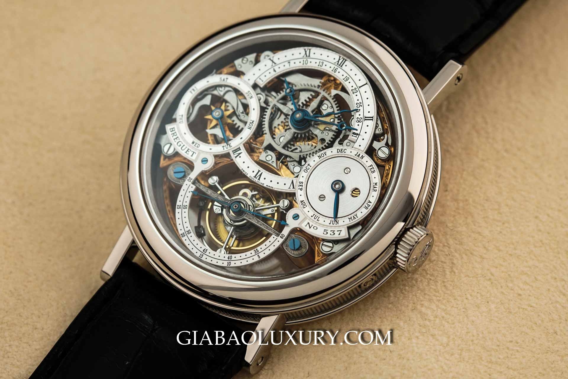 Đồng Hồ Breguet Tourbillon Skeleton 3755PR1E9V6