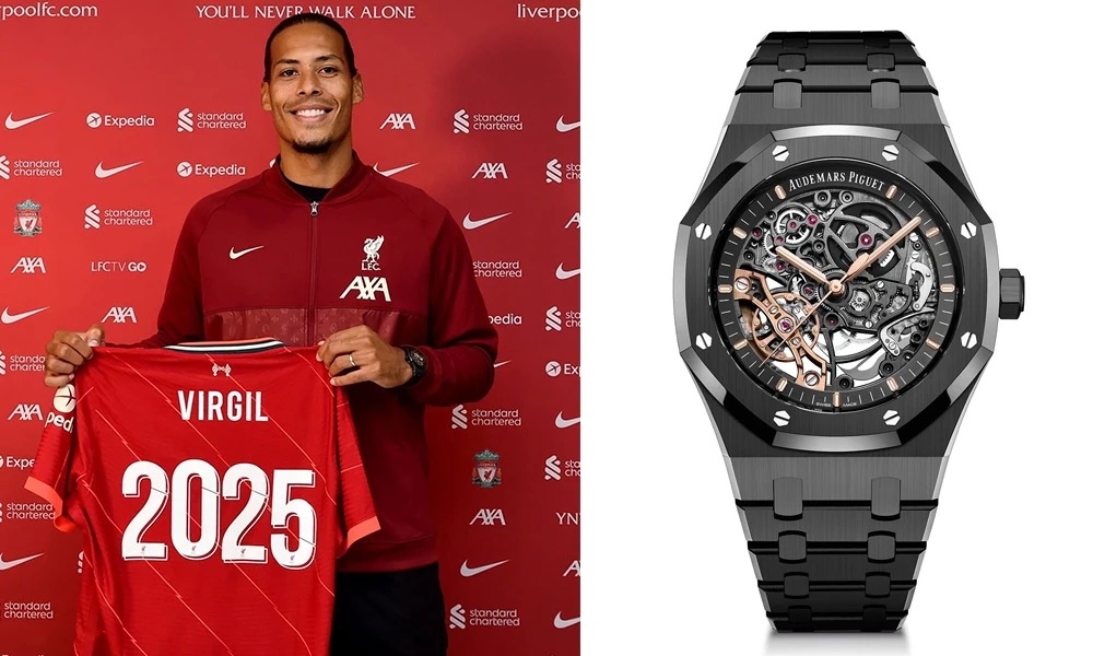 Virgil van Dijk - Liverpool - Audemars Piguet Audemars Piguet Royal Oak Double Balance Wheel Openworked Ceramic