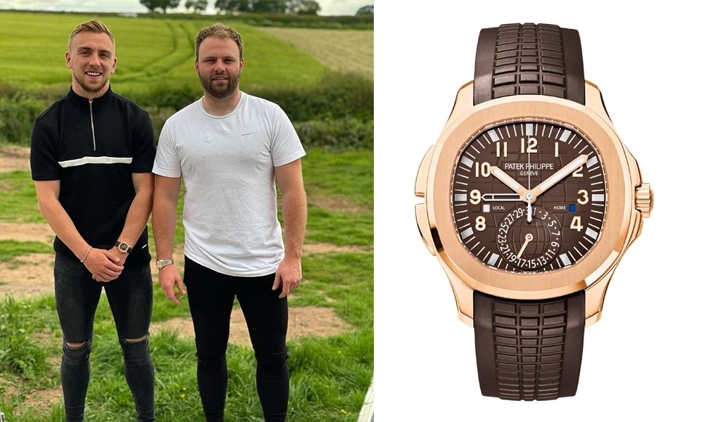 Jarrod Bowen - West Ham United - Patek Philippe Patek Philippe Aquanaut Travel Time 5164R