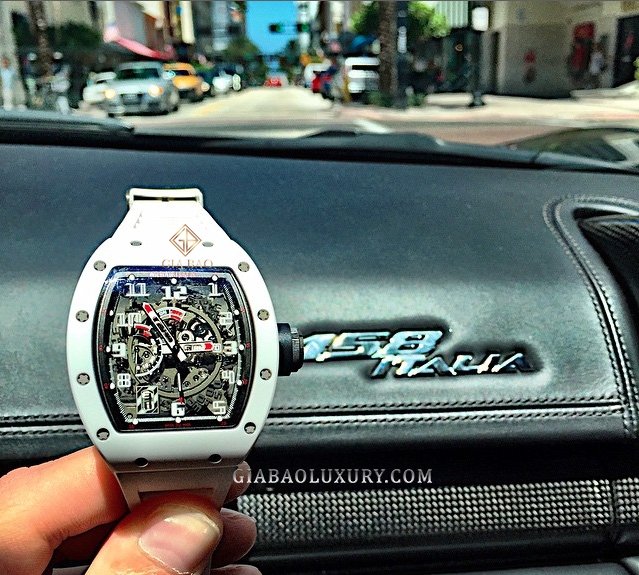 Đồng Hồ Richard Mille RM30 Ceramic Trắng