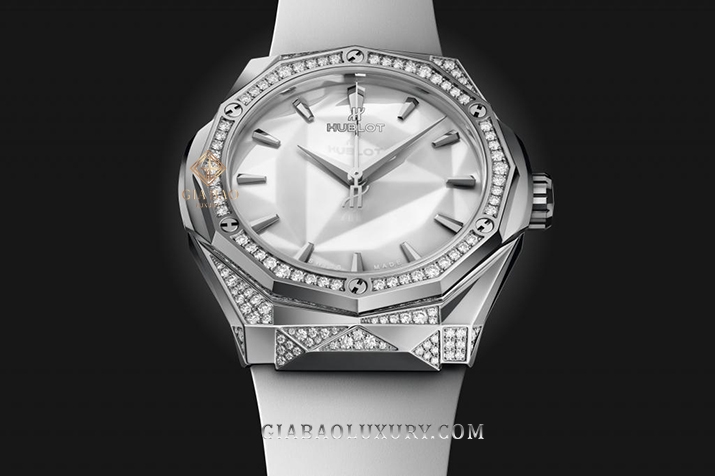 Đồng Hồ Hublot Classic Fusion Orlinski Titanium White Alternative Pavé 550.NS.2200.RW.1804.ORL20