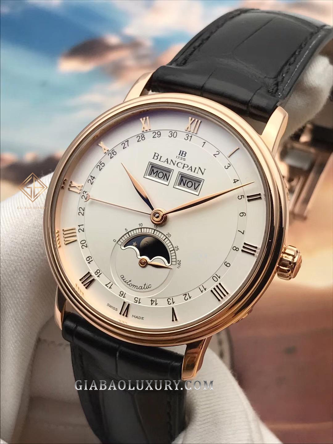 Blancpain Villeret Silver Dial 6263-3642-55B