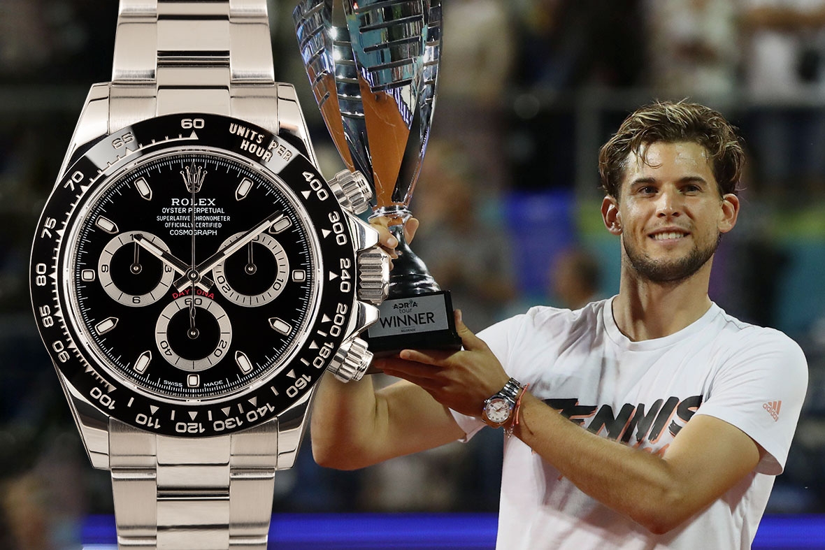 Tay vợt Dominic Thiem - Đồng hồ Rolex Daytona