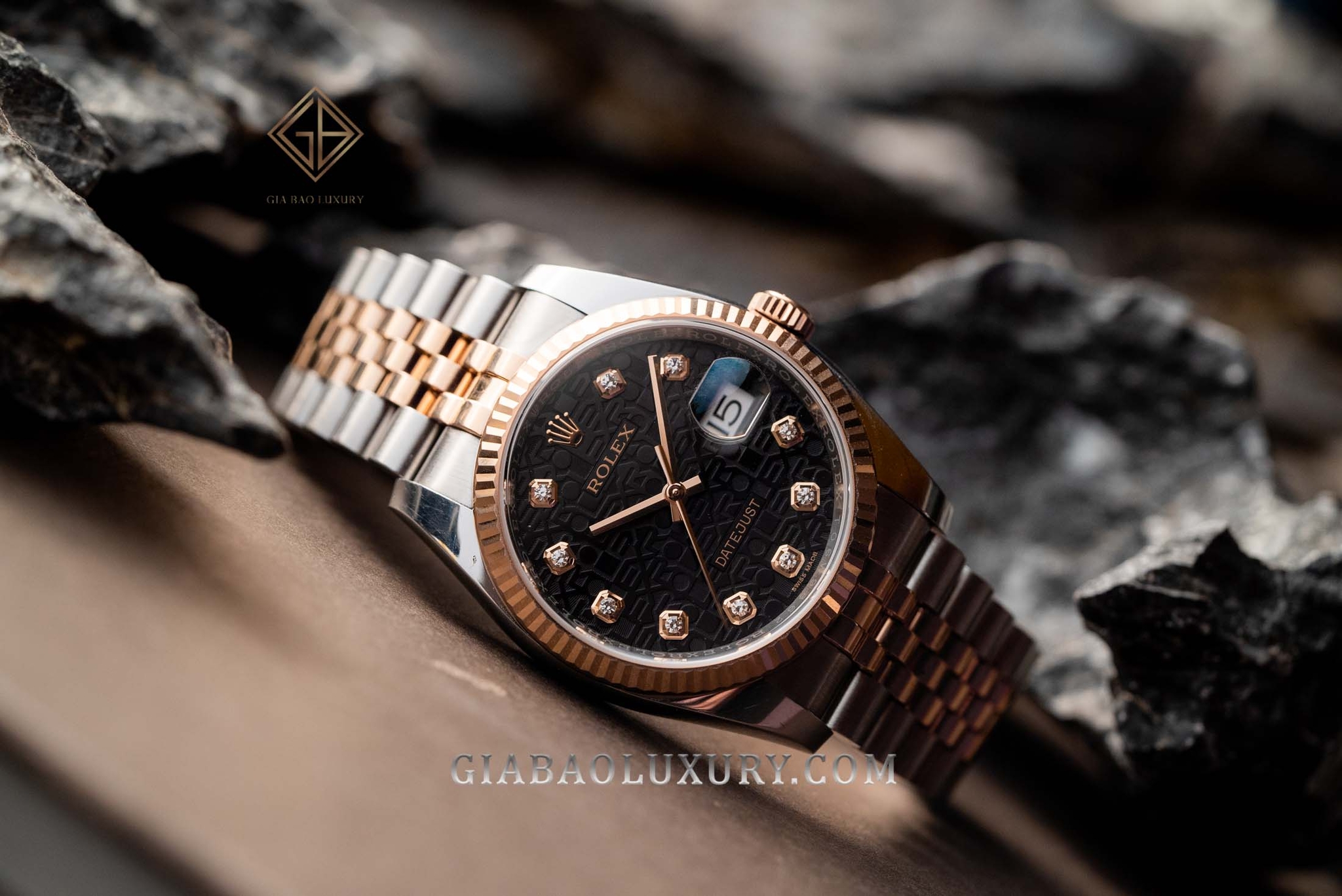 Rolex Datejust 36 116231 Mặt Số Vi Tính Đen